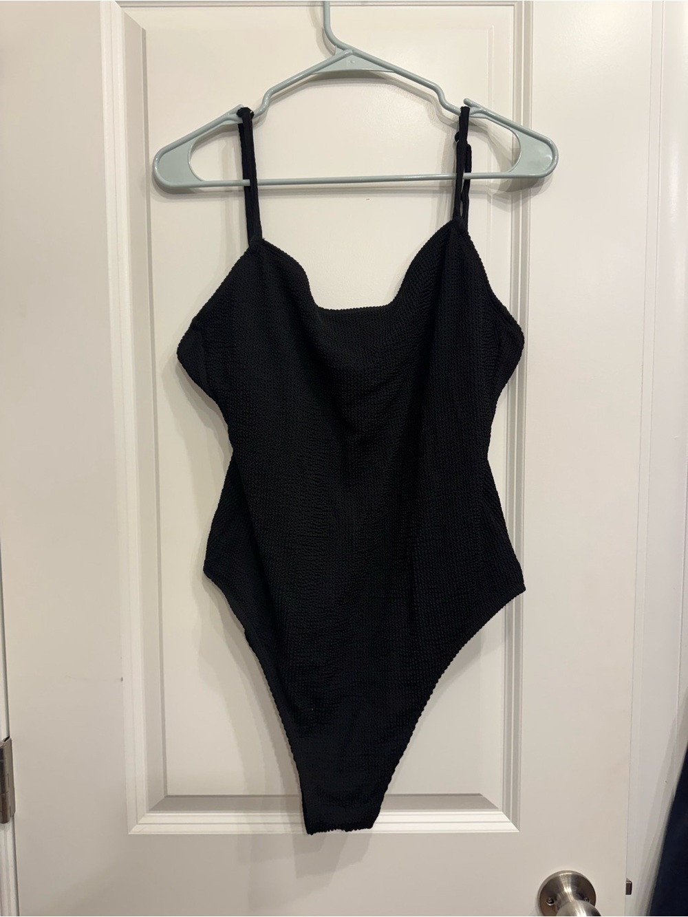 Little Bipsy Black Textured One-Piece Swimsuit
